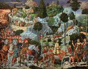 Benozzo Gozzoli Procession of the Magi (mk08) oil on canvas